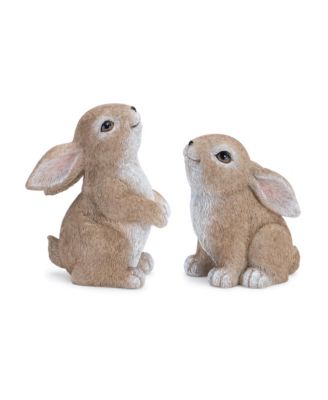 Bunny Figurine Set of 4 Charming Decorative Accents for Any Space