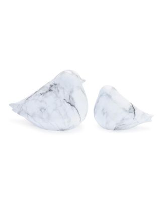 Decorative Bird Figurine Elegant Home Decor Accent (Set of 2)