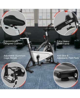 Indoor Exercise Cycling Bike with Heart Rate and Monitor