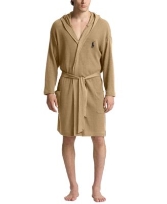 Polo Ralph Lauren Men's Thermal Hooded Robe Macy's