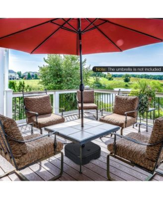 Patio Fillable Umbrella Base Fit 1.5 Inch Umbrella Poles for Yard Poolside