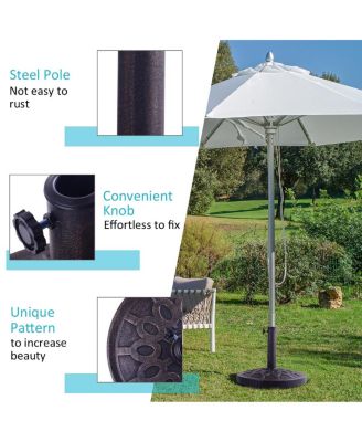 30lbs 18 Inches Heavy Duty Outdoor Patio Market Umbrella Base