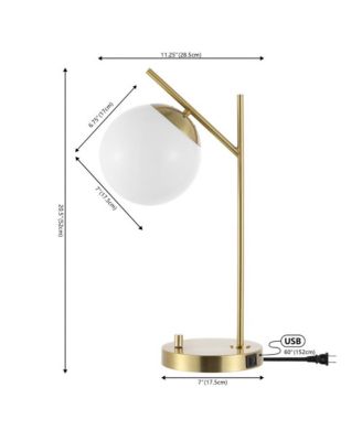 Suna Table Lamp W/ USB Port