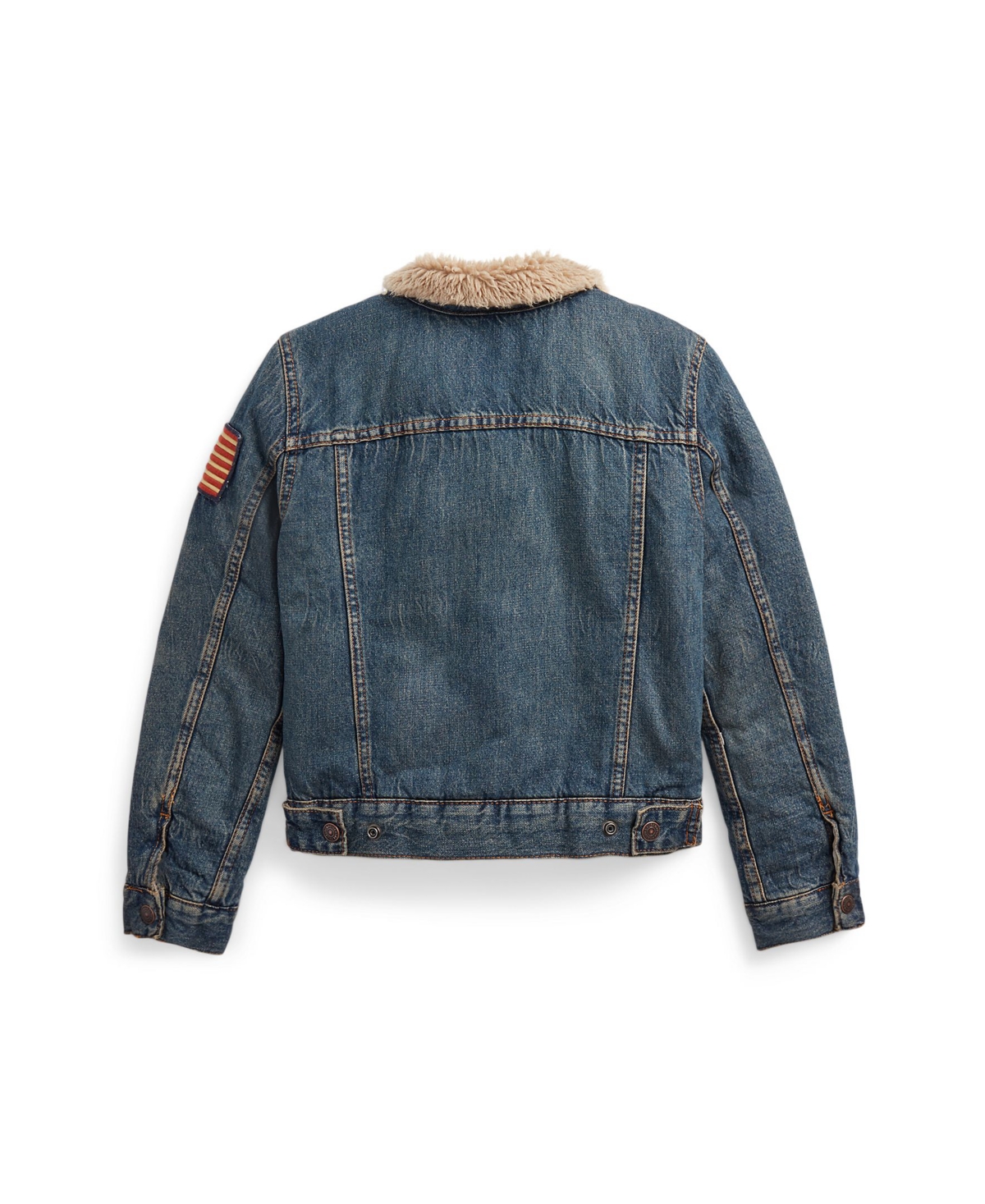 Polo Ralph Lauren Big Boys Teddy FleeceLined Denim Trucker Jacket