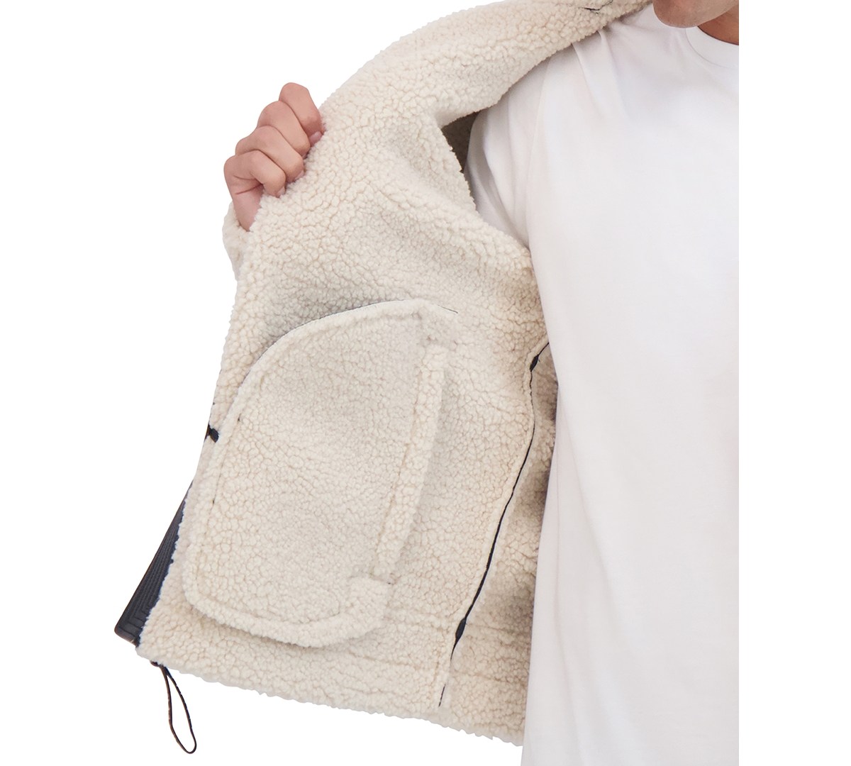 Hudson Men's Shearling Bomber Jacket