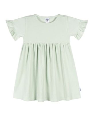 Toddler Girls Short Sleeve and Sleeveless Dress, 2 Pack