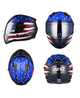 RUN-F Full Face Motorcycle Helmet DOT Approved Off Road XXL