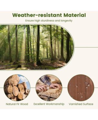 46 x 24 x 16 Inch Rectangular Planter Box with Drainage Holes