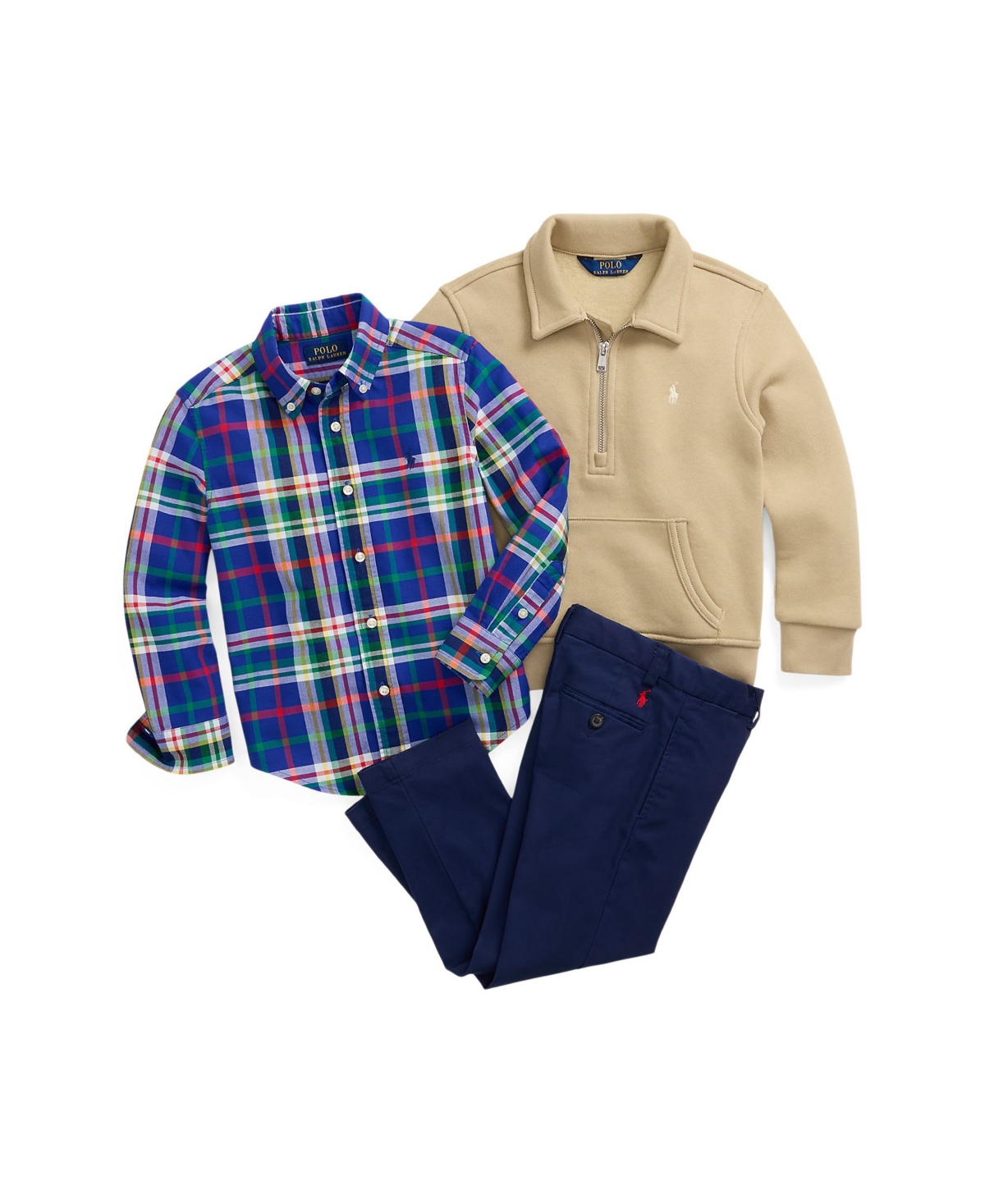Polo Ralph Lauren Toddler and Little Boys Straight Fit Twill Pant