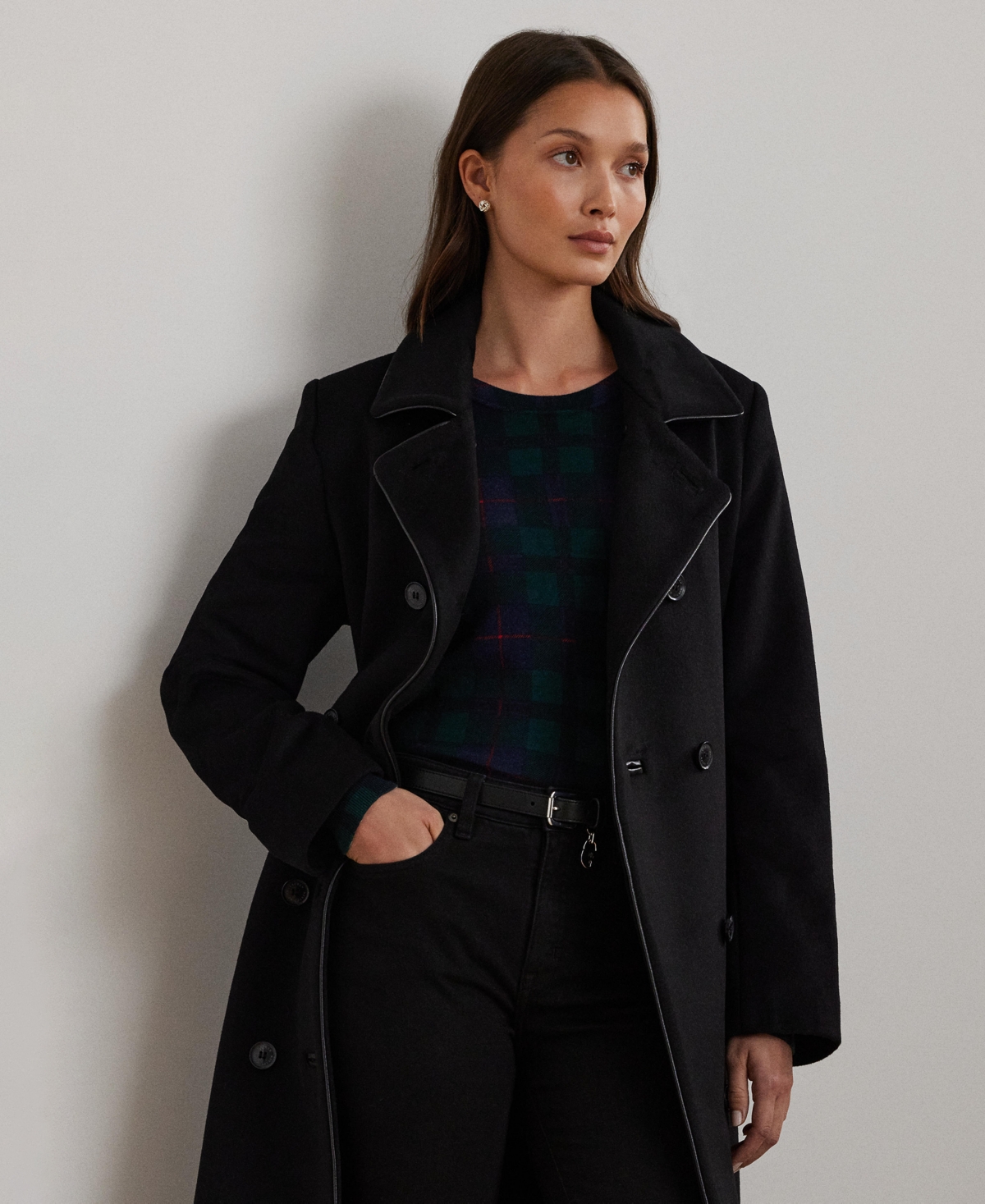 Lauren Ralph Lauren Women's Double-Breasted Belted Trench Coat