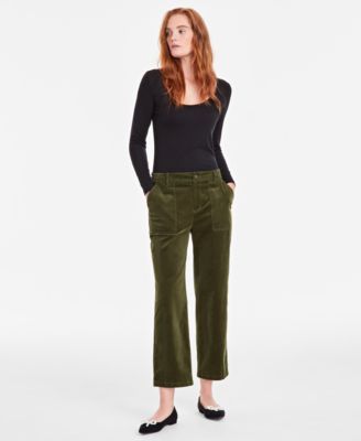 On 34th Women s Corduroy Utility Pocket Ankle Pants Created for Macy s Macy s