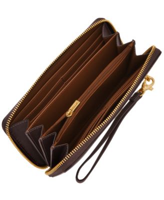 Lennox Leather Zip Continental Wallet