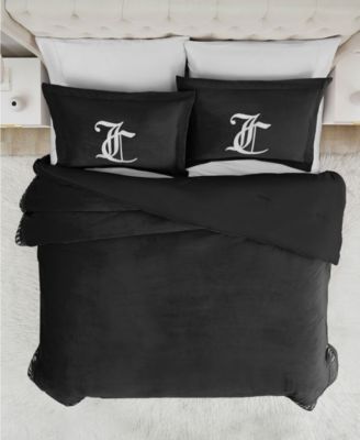 Reversible Velvet Comforter Set, Full/Queen