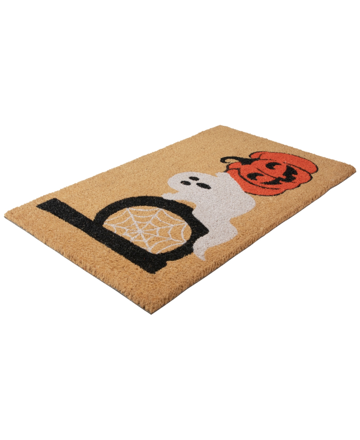 Northlight Natural Coir "boo" Halloween Doormat, 18" X 30" In Brown