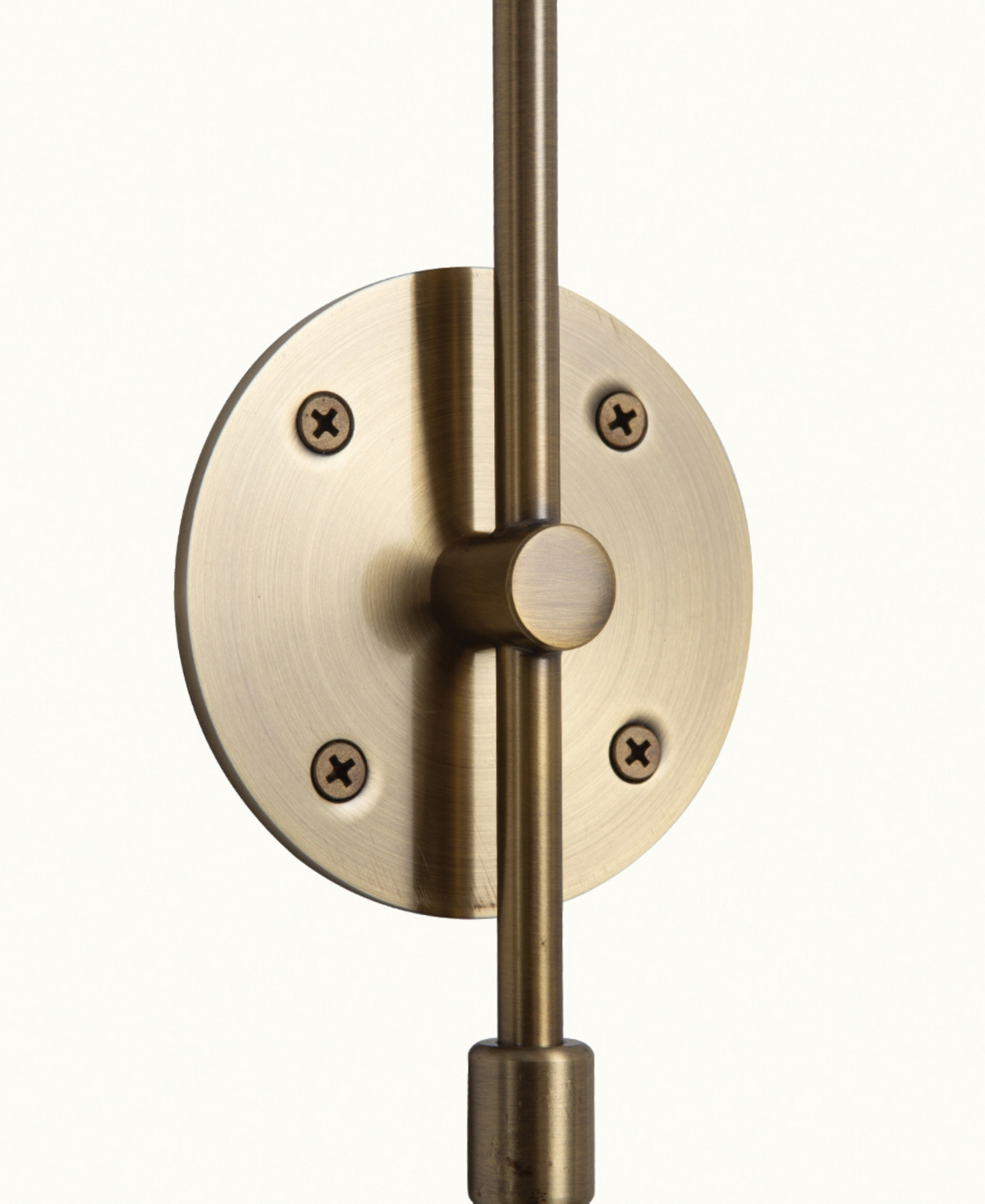 Shop Nova Of California Luna Bella 8" Switch Wall Sconce In Brass,matte Black