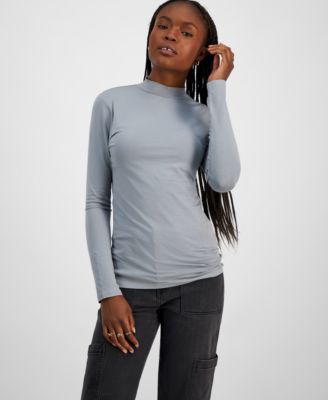 Aveto - Juniors' Mock-Neck Long-Sleeve Top