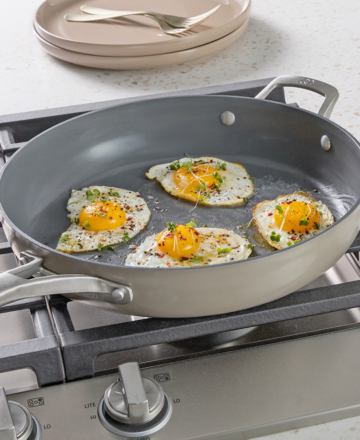 Calphalon Premier Ceramic Nonstick 12" Frying Pan with Lid