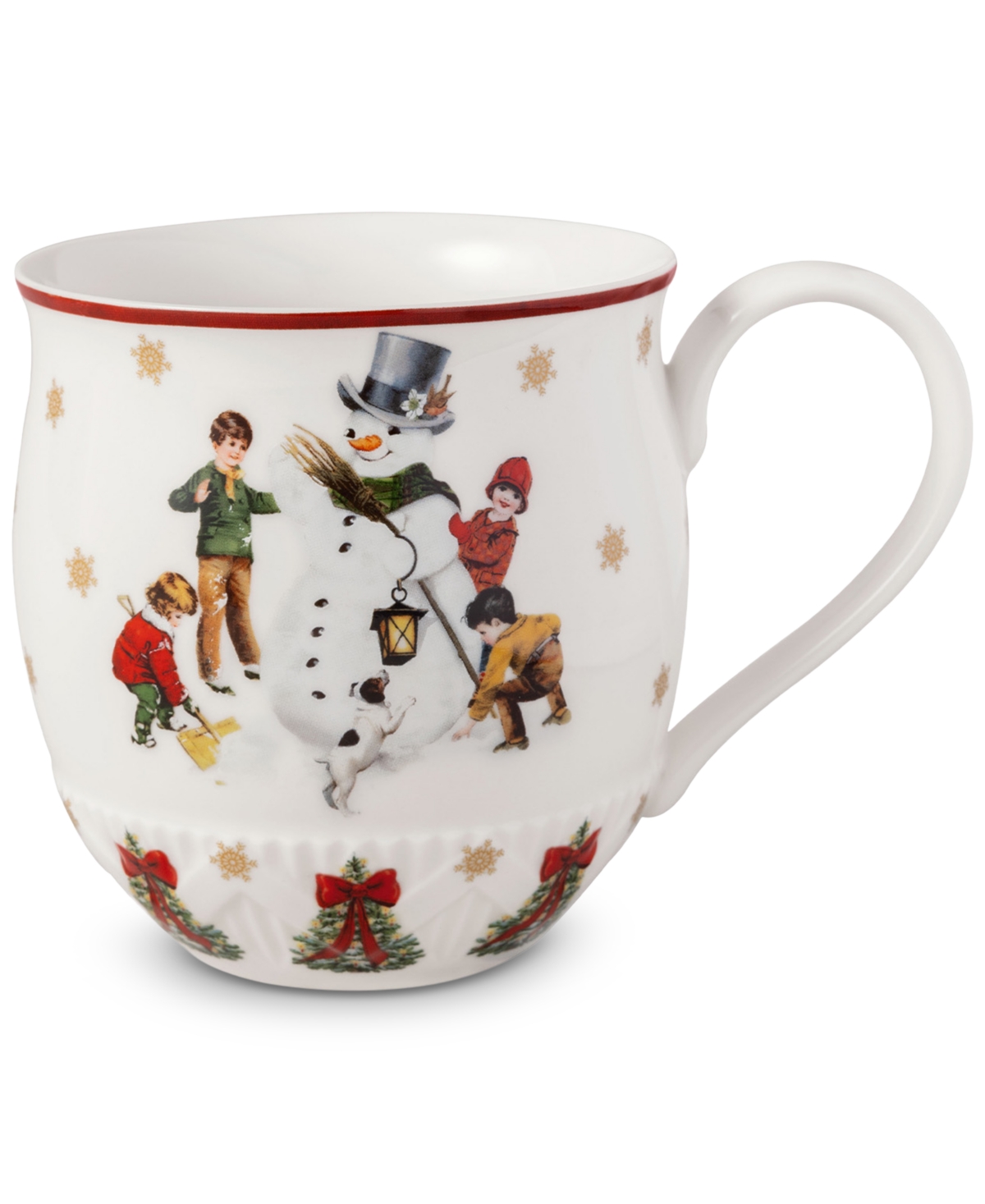 Villeroy & Boch Toy's Fantasy Mug: Building A Snowman In Multi