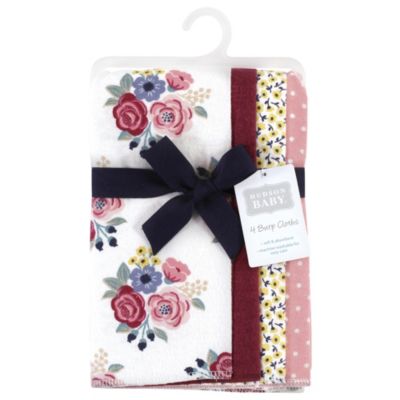 Cotton Poly Flannel Burp Cloths Multipack