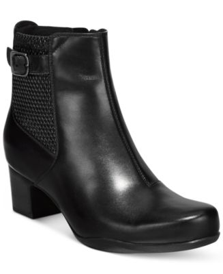 macys womens clarks booties