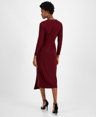 long blue striped dress Egyptian Blue Striped Long Shirt Dress – DATURA