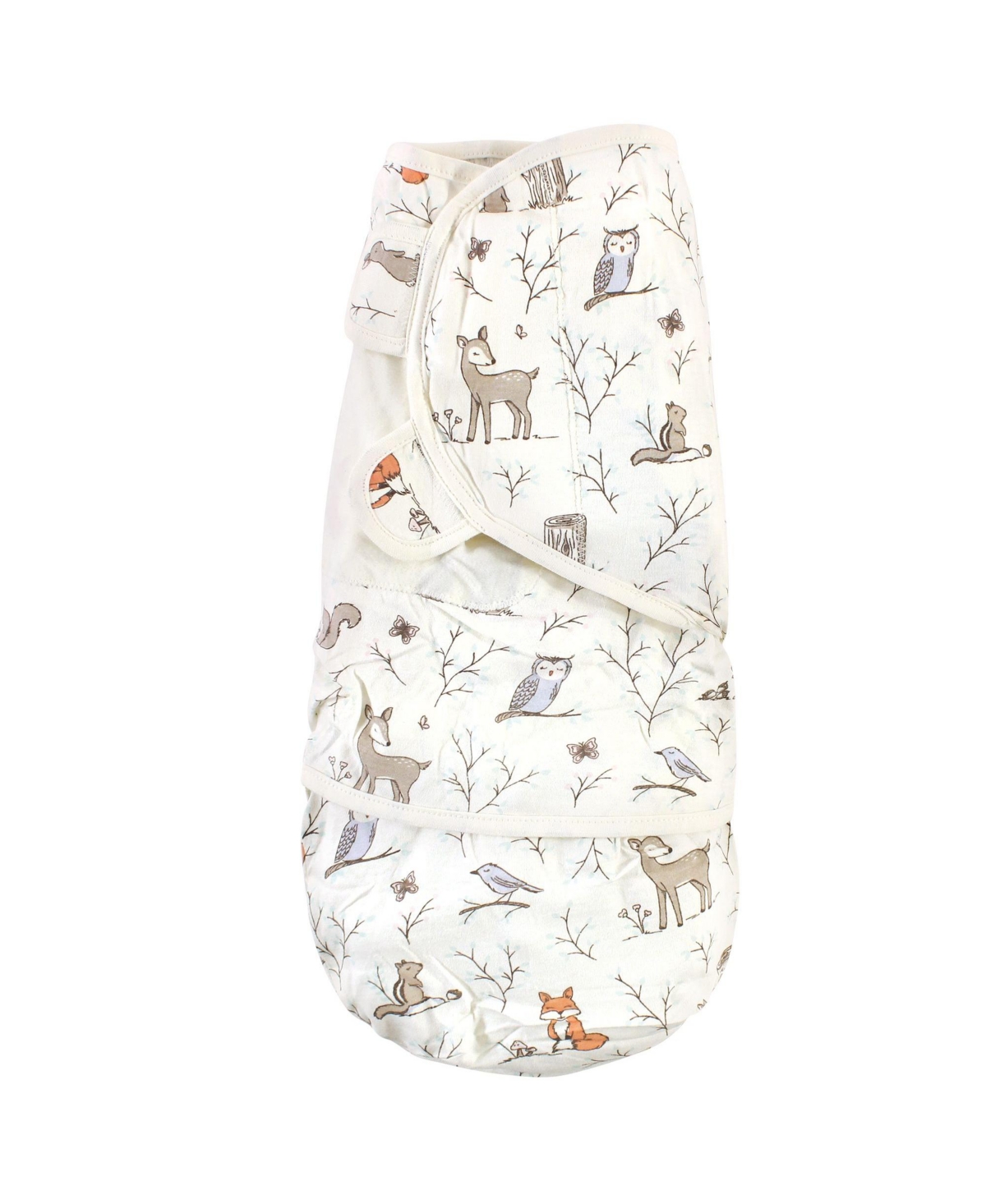 Hudson Baby Baby Girls Cotton Swaddle Wrap, Months - Enchanted forest