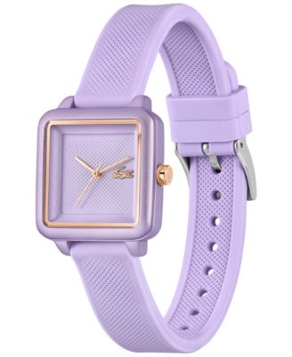 Women's Lacoste 12.12 Flow Purple Silicone Strap Watch 26mm