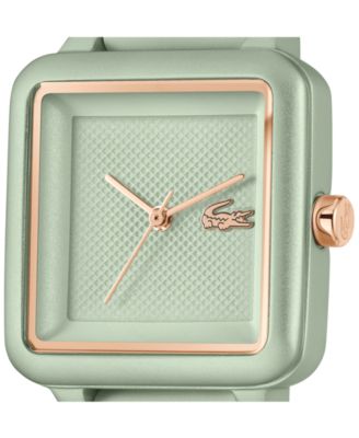 Women's Lacoste 12.12 Flow Green Silicone Strap Watch 26mm