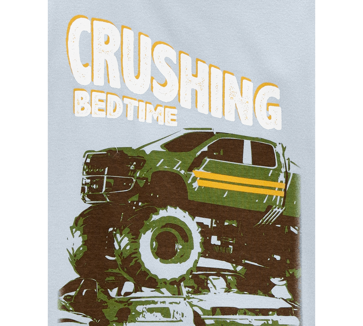Carter's Little & Big Boys Monster Truck 100% Snug Fit Cotton Pajamas, 4 Piece Set