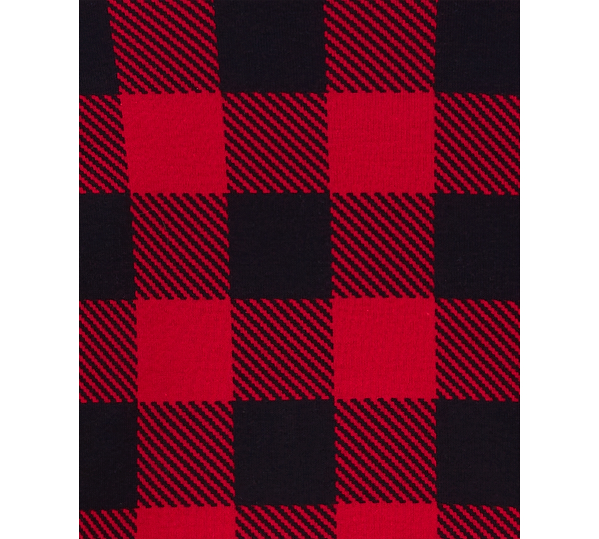 Carter's Toddler Buffalo Check 100% Snug Fit Cotton Pajamas, 2 Piece Set -Black