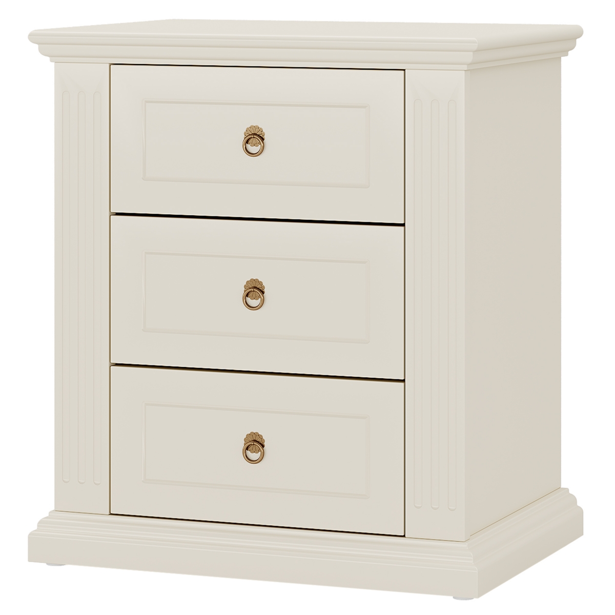 Tribesigns 3-Drawer Nightstand, Wood Night Stand with Storage Drawers, Modern Bedside Table Side End Table for Bedroom