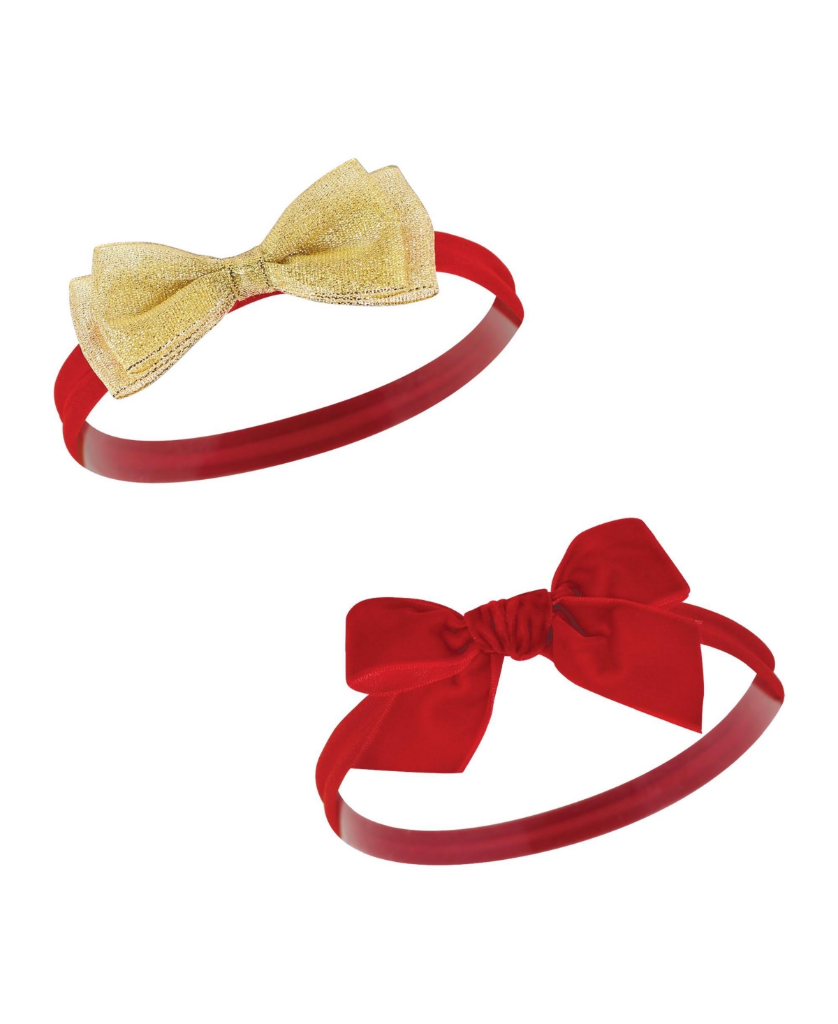 Hudson Baby Baby Girls Cotton and Synthetic Headbands, 12 Days Of Christmas Holly, Months - 12 days of christmas holly