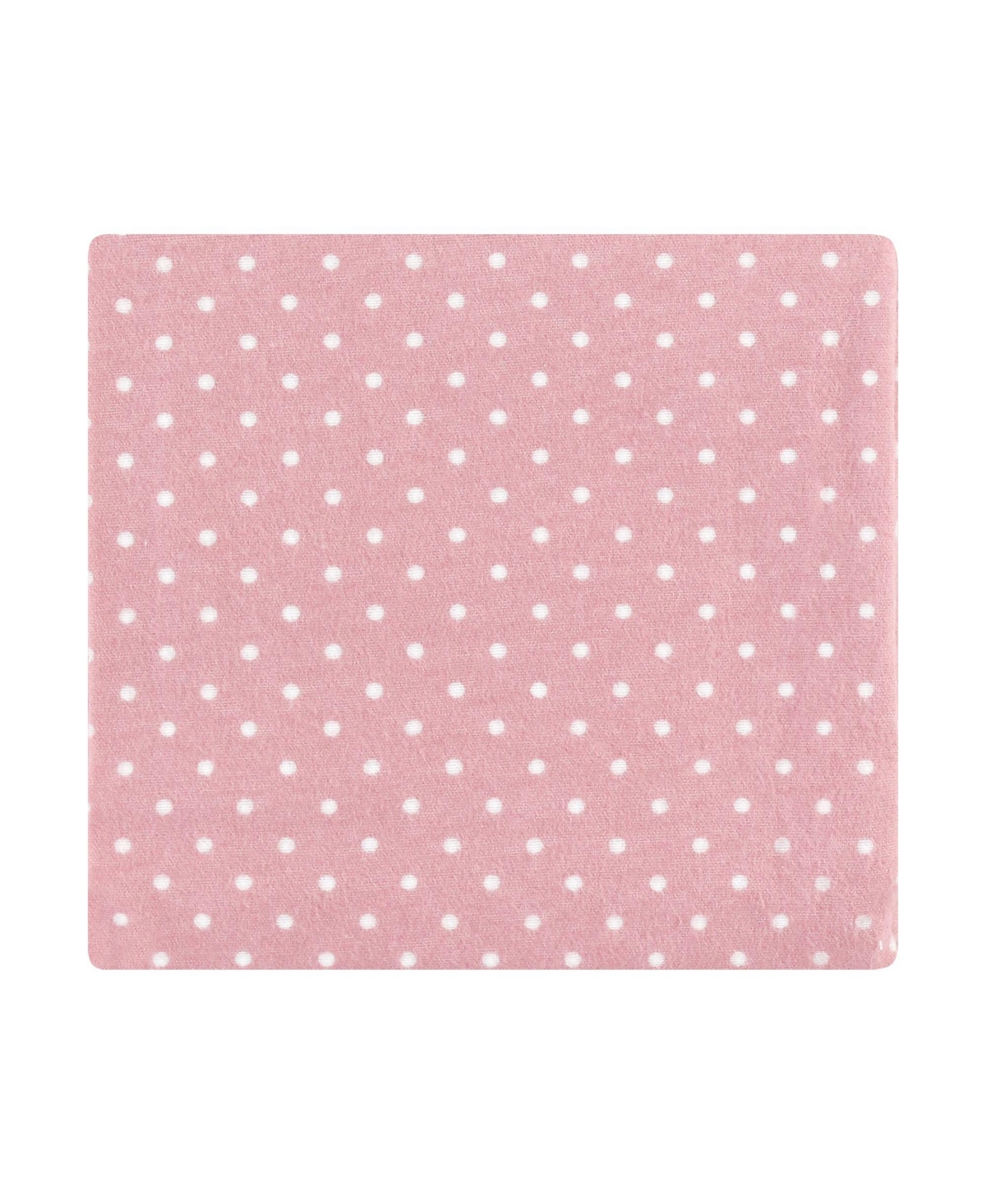 Hudson Baby Girls Seven-Piece Cotton-Poly Flannel Infant Swaddles & Wraps