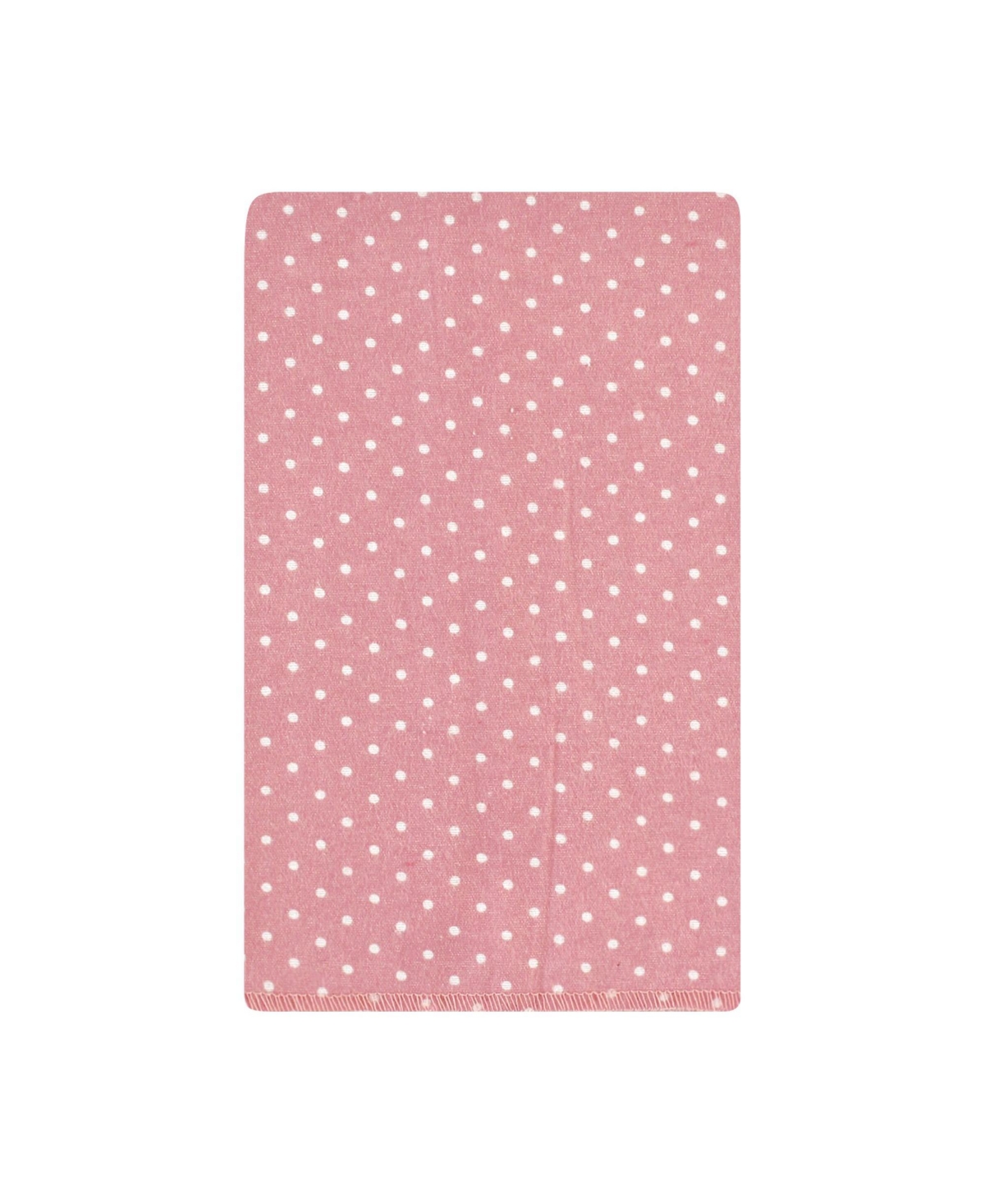 Hudson Baby Infant Girl Cotton Flannel Burp Cloths, Dusty Rose Floral 10-Pack, One Size - Dusty rose floral 10-pack