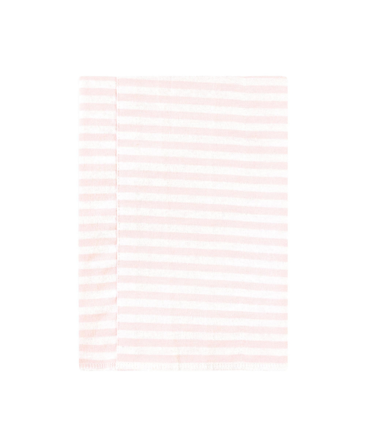Hudson Baby Infant Girl Cotton Flannel Burp Cloths, Pink Bows 7 Pack, One Size - Pink bows 7 pack