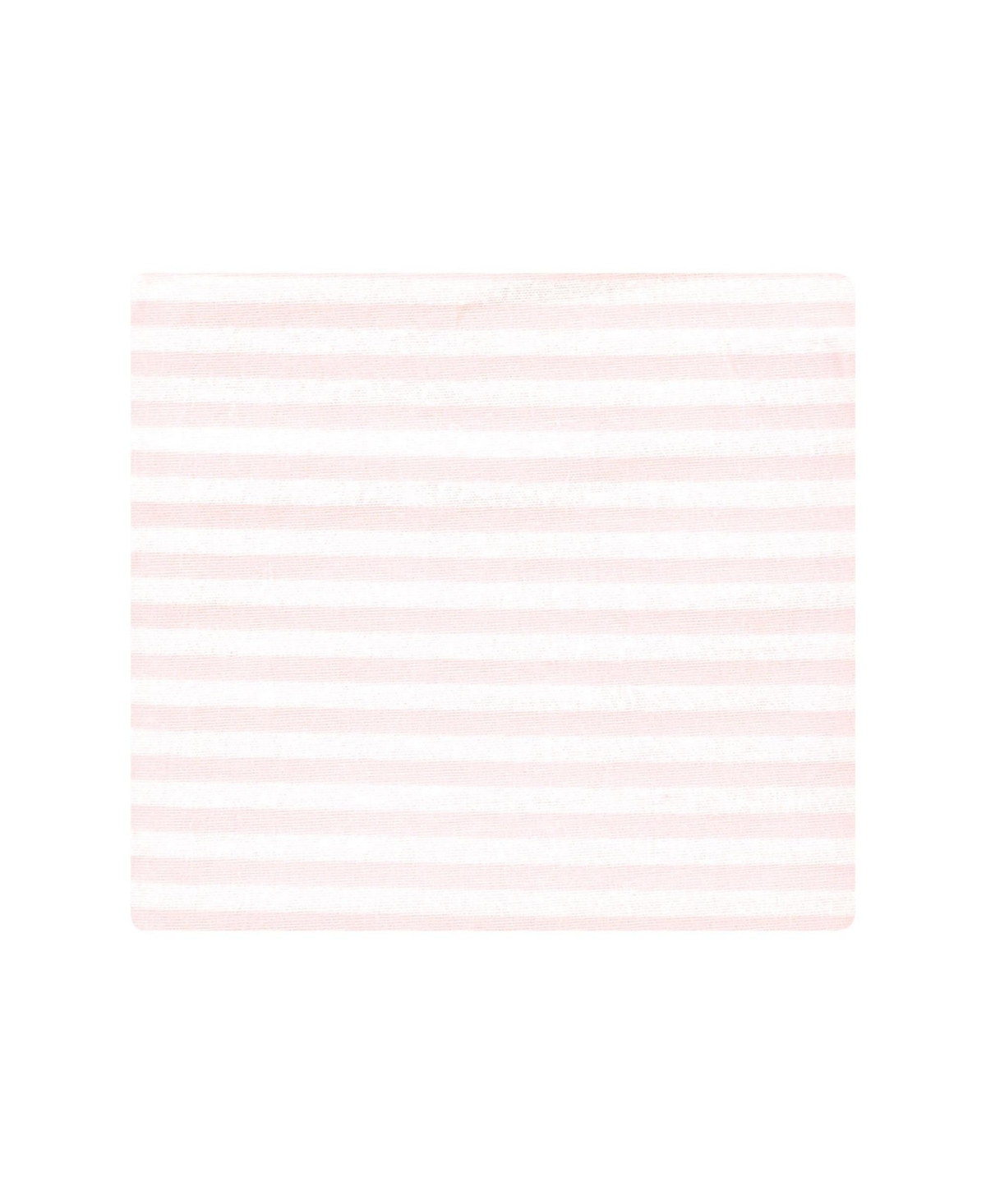 Hudson Baby Infant Girl Cotton Rich Flannel Receiving Blankets Bundle, One Size - Pink bows
