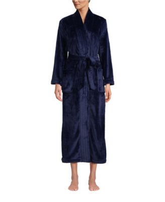 Women's Cozy Plush Long Wrap Robe