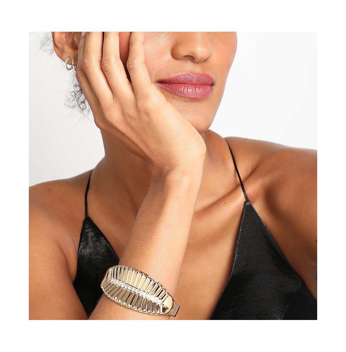 Sohi Women's Foliage Bangle Bracelet