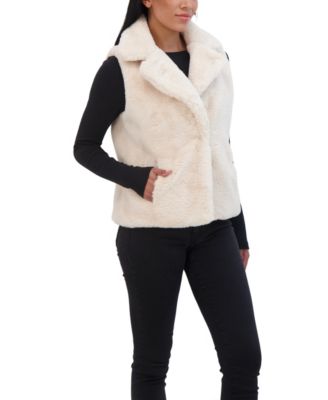 Women's Faux Fur Notch Collar Vest