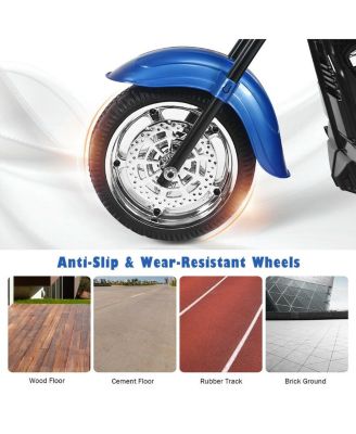 6V Powered Toddler 3-Wheel Motorbike Ride On Toy with Horn and Headlight