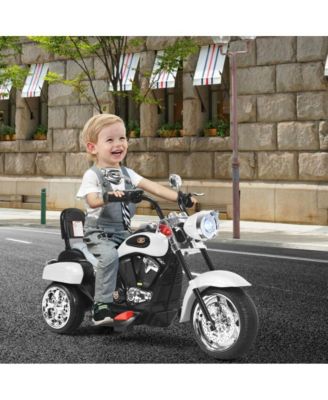6V Powered Toddler 3-Wheel Motorbike Ride On Toy with Horn and Headlight