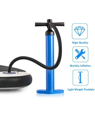 Double Action Manual inflation SUP Hand Pump with Gauge