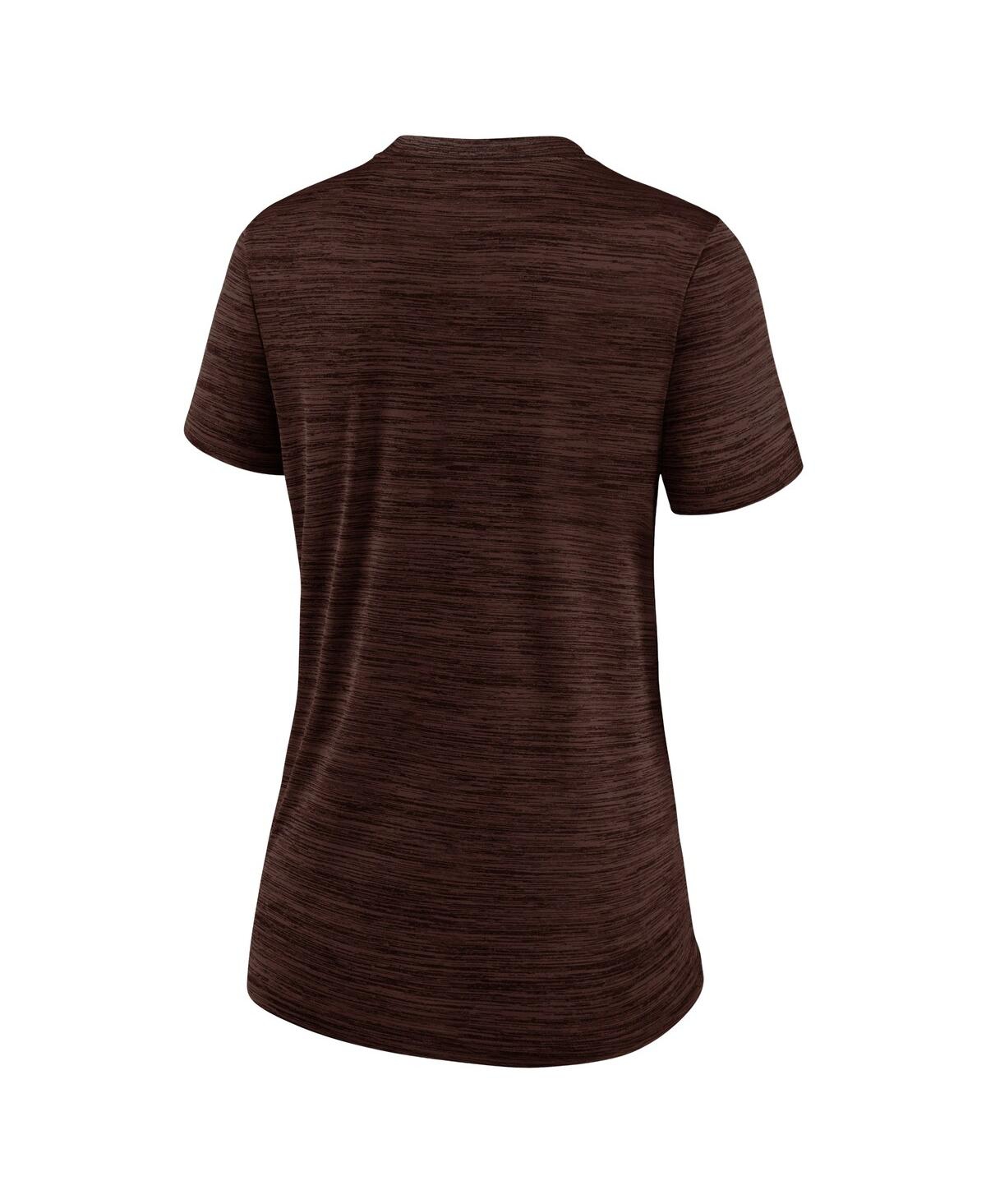 Nike Women's Brown San Diego Padres Authentic Collection Velocity Performance T-shirt In Brown