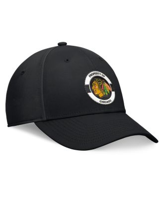 Men's Black Chicago Blackhawks Authentic Pro Training Camp Flex Hat