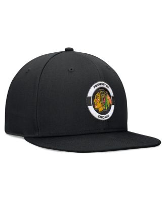 Men's Black Chicago Blackhawks Authentic Pro Training Camp Snapback Hat