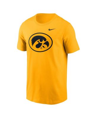 Men's Gold Iowa Hawkeyes Primetime Evergreen Alternate Logo T-Shirt