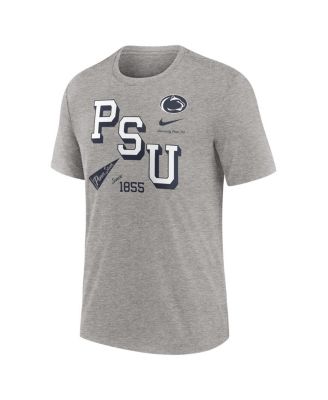Men's Heather Gray Penn State Nittany Lions Blitz Roll Call Tri-Blend T-Shirt