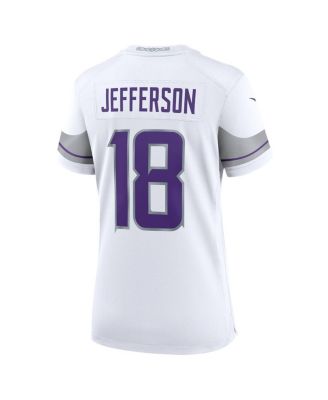 Women's Justin Jefferson Minnesota Vikings Alternate Game Player Jersey
