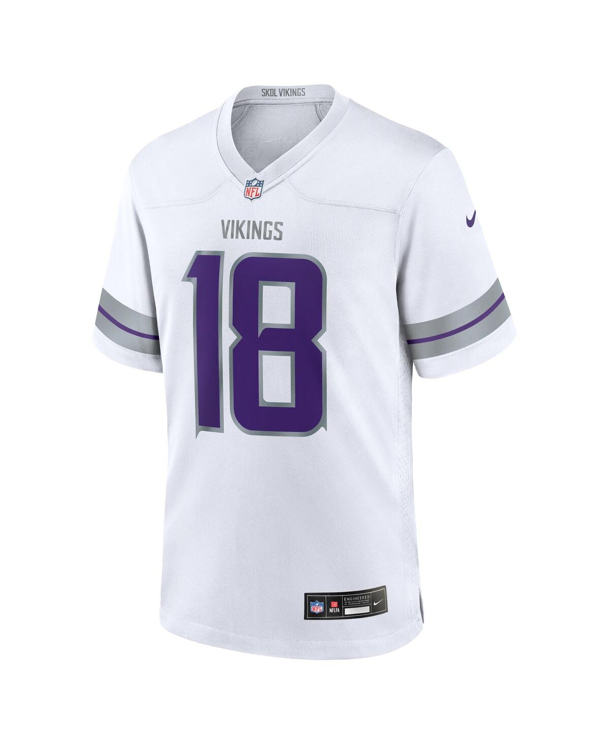 Nike Men's Justin JeffersonMinnesota Vikings Alternate Game Player Jersey - White