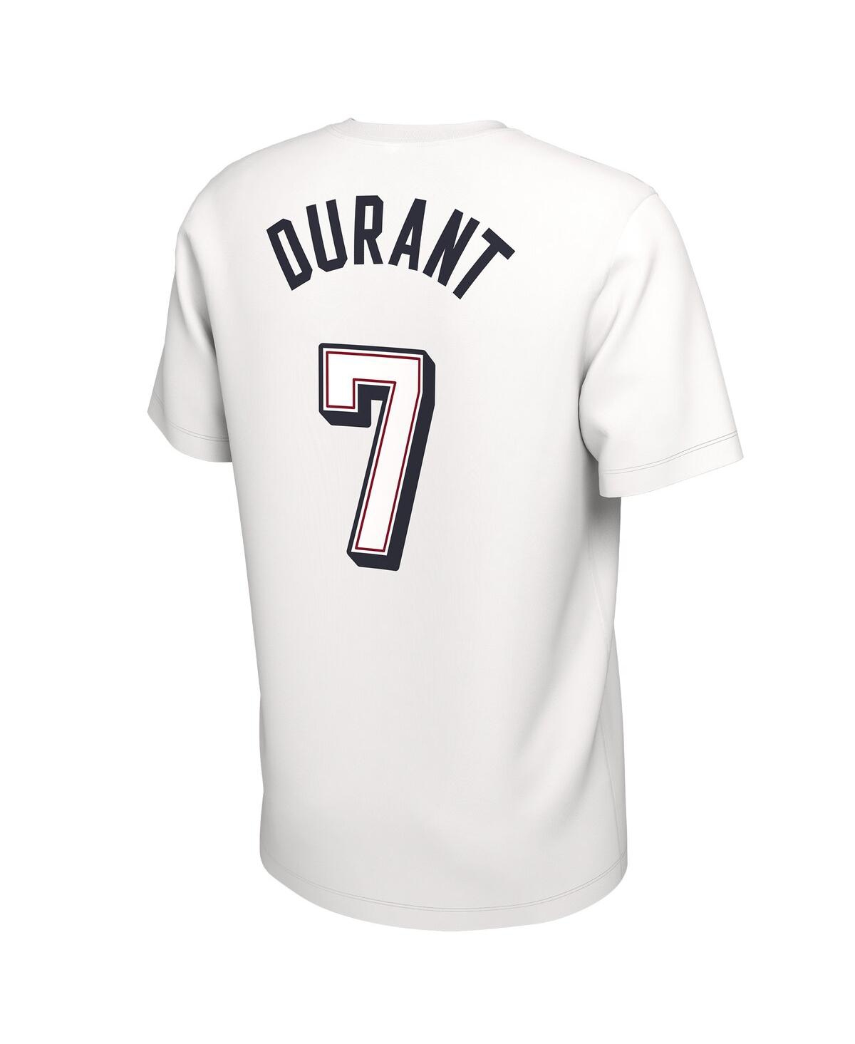 Nike Men's Kevin DurantUsa Basketball 2024 Summer Olympics Name Number T-Shirt - White